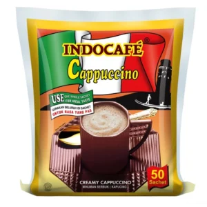 INDOCAFE CAPPUCCINO 50 SACHETS X 25G X 1250g