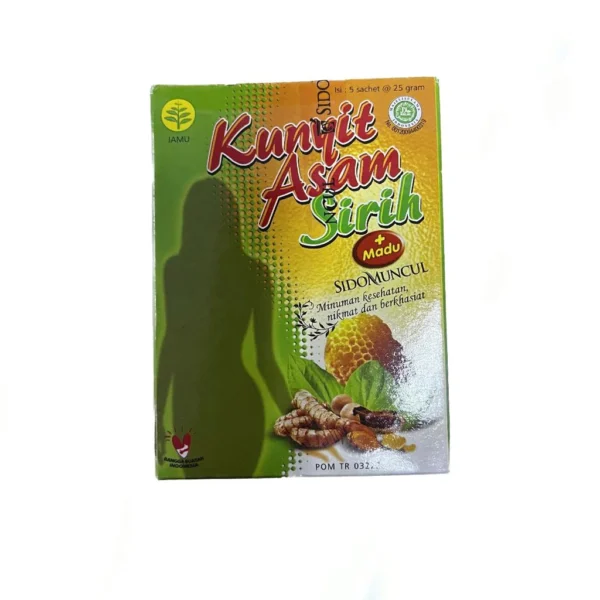 Kunyit Asam with honey Sido Muncul Kunyit Asam Sirih 5 sachet x 25G