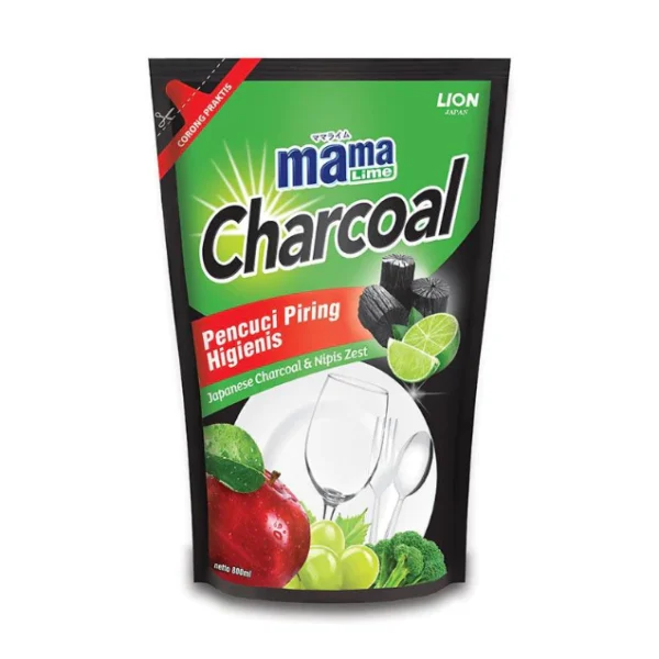 MAMA LIME CHARCOAL DISHWASHING LIQUID 680ML